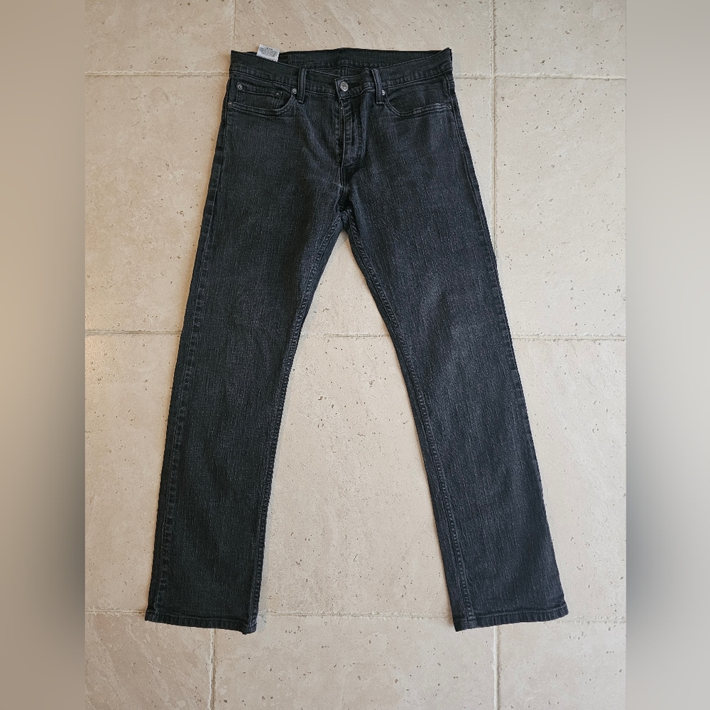 Levi Jeans, mens Black 514, 34x34